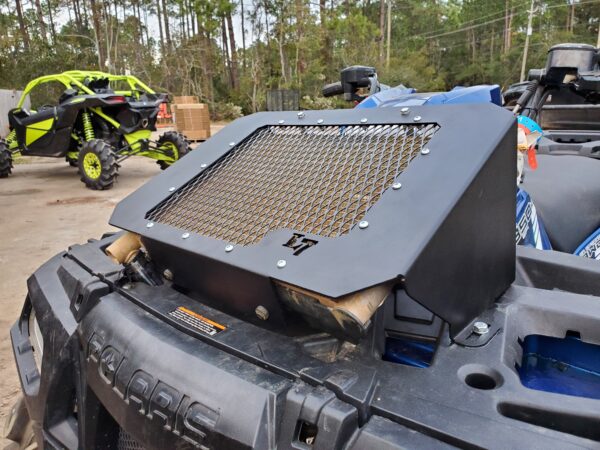 Low Profile Polaris Sportsman 550 850 1000 XP SP Radiator Relocation Relocate Kit 2009 - 2025 with Mesh