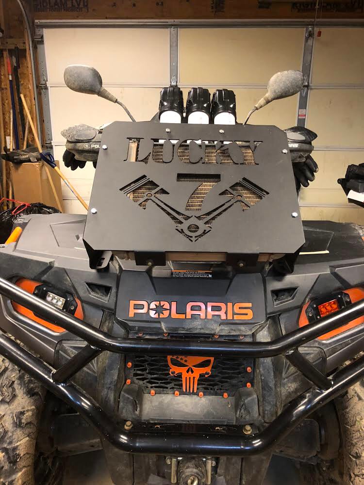 Polaris Sportsman 400 450 500 570 Radiator Relocation Relocate Kit 2010-2020 - Image 2