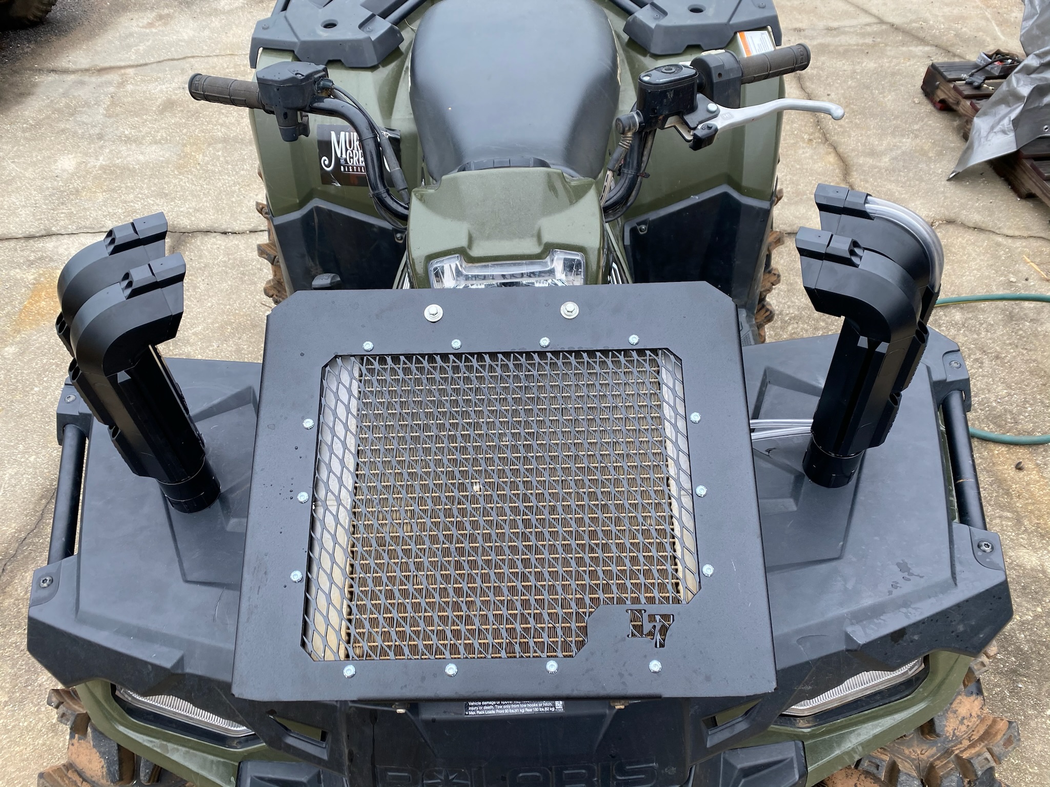 Low Profile Mesh Polaris Sportsman 400 450 500 570 Radiator Relocation Relocate Kit 2010-2020