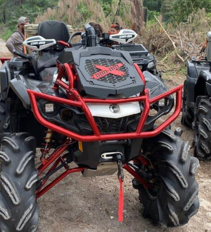 2013-2024 Can-Am Outlander XMR MAX 450 570 650 850 1000 Radiator Relocate Cover: Can-Am X two piece - Image 8