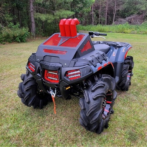 Polaris Sportsman 550 850 1000 XP 09-16 & 2016-2026 Highlifter & Mud Edition 850-1000 Mesh only Double LED Light Grill