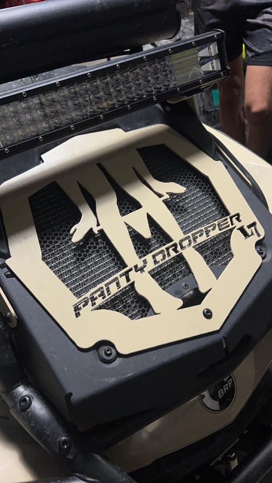 2013-2024 Can-Am Outlander XMR MAX 450 570 650 850 1000 Radiator Relocate Cover: Panty Dropper