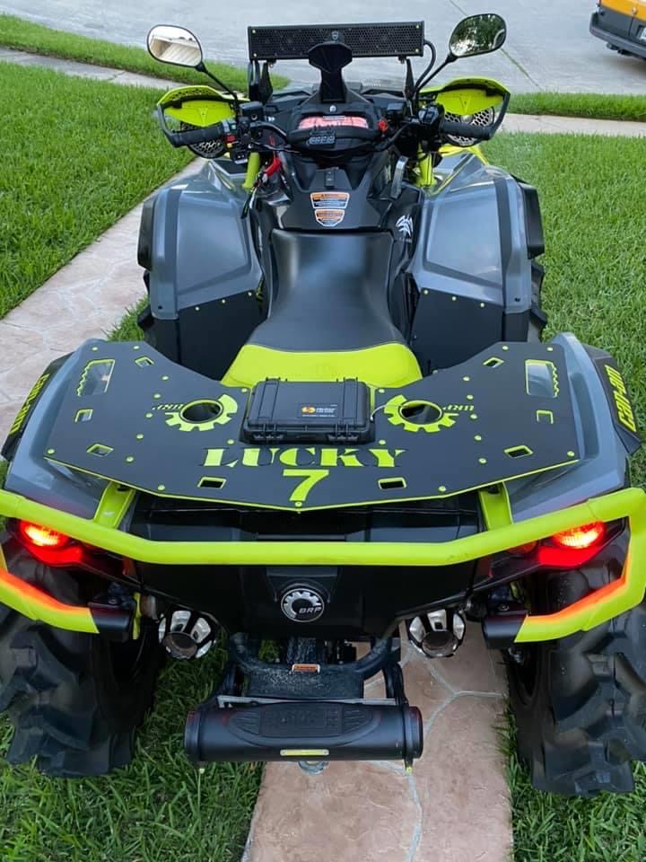 Can-Am Outlander & Max Gen 2 Rear Rack w/ Storage Case - 570 650 800 1000 2012 - 2024 - Image 5
