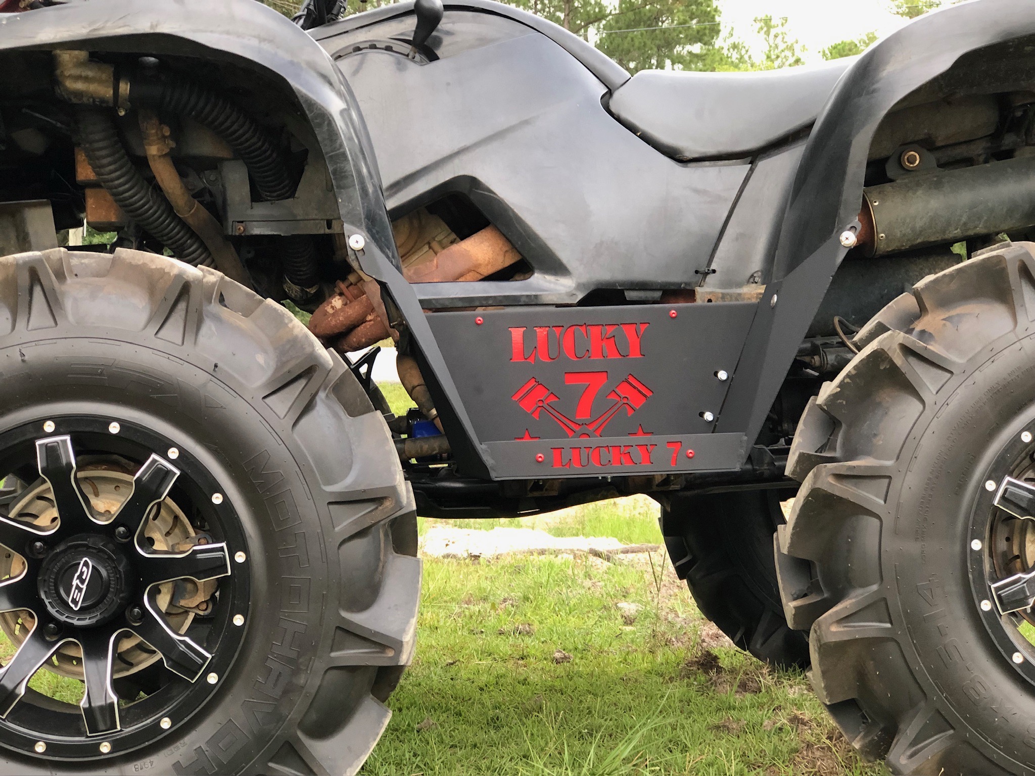 2007-2026 Grizzly / Kodiak 550 700 High Clearance Metal Floorboards - Image 8