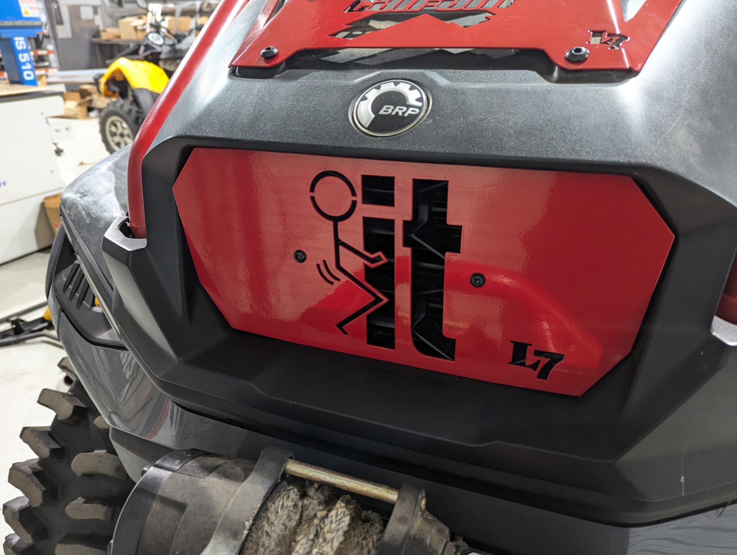 2025 Gen 3 Can Am Outlander 850 & 1000 XMR Lower Radiator Cover - Image 4
